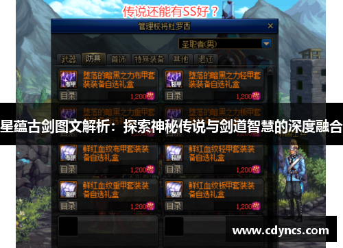 星蕴古剑图文解析：探索神秘传说与剑道智慧的深度融合